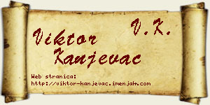 Viktor Kanjevac vizit kartica